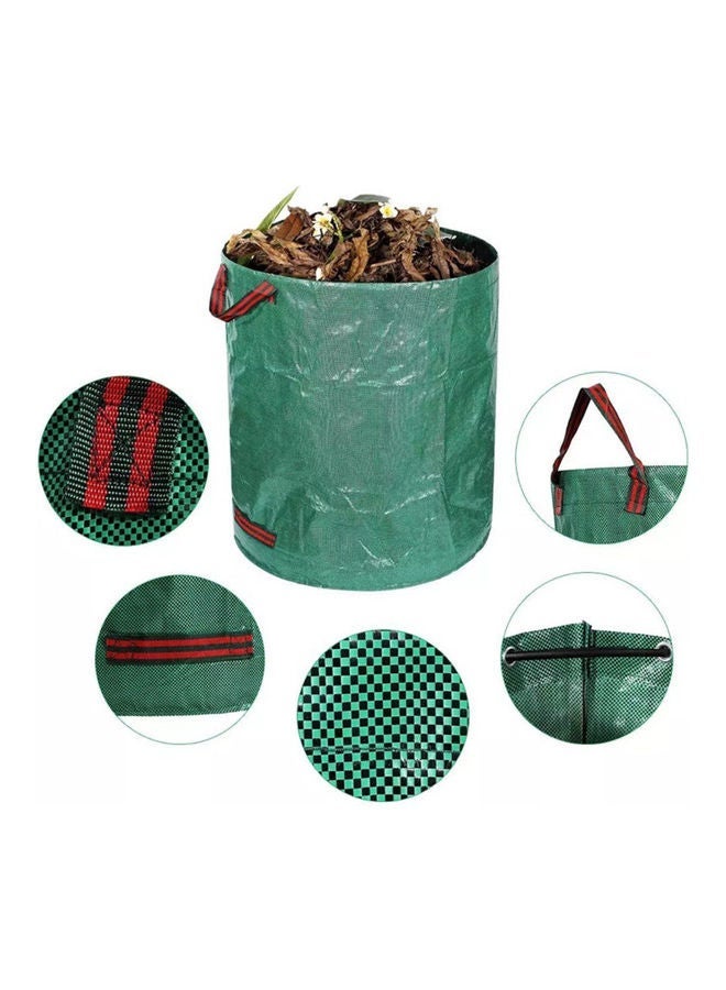 NIBEMINENT Leaf Waste Bag Reuseable Heavy Duty Gardening Green 29.00 x 1.00 26.00cm - Image 5