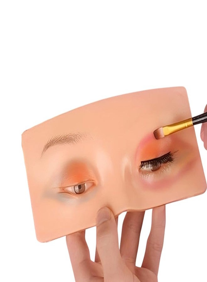 VIVIAN Eye Make Up Practice Dummy | Make Up Practice Face Board | Silicon Make up Face Practice Skin Board | For Beginners (Pack of 1) - Image 3