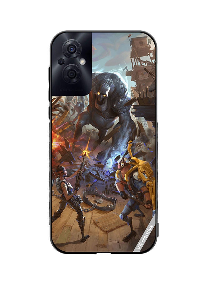 VR CREATIVE Protective Case Cover For Oppo Reno8 Z Fortnite Design Multicolour - Image 1