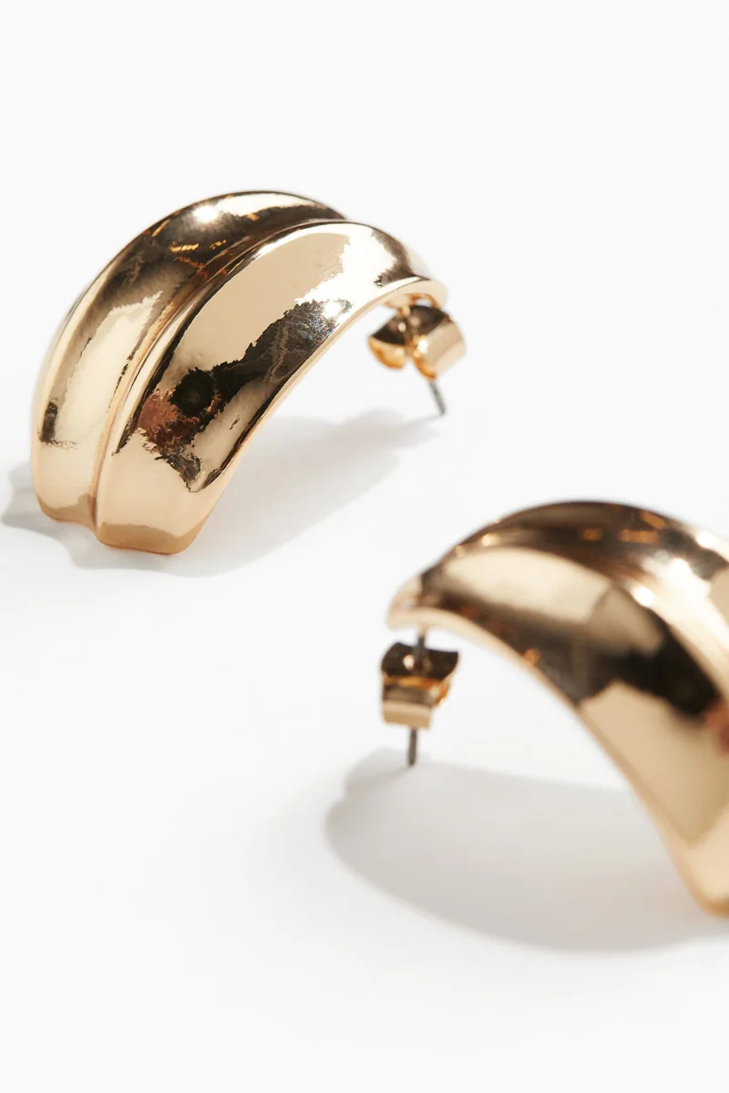 H&M Fluted Earrings
