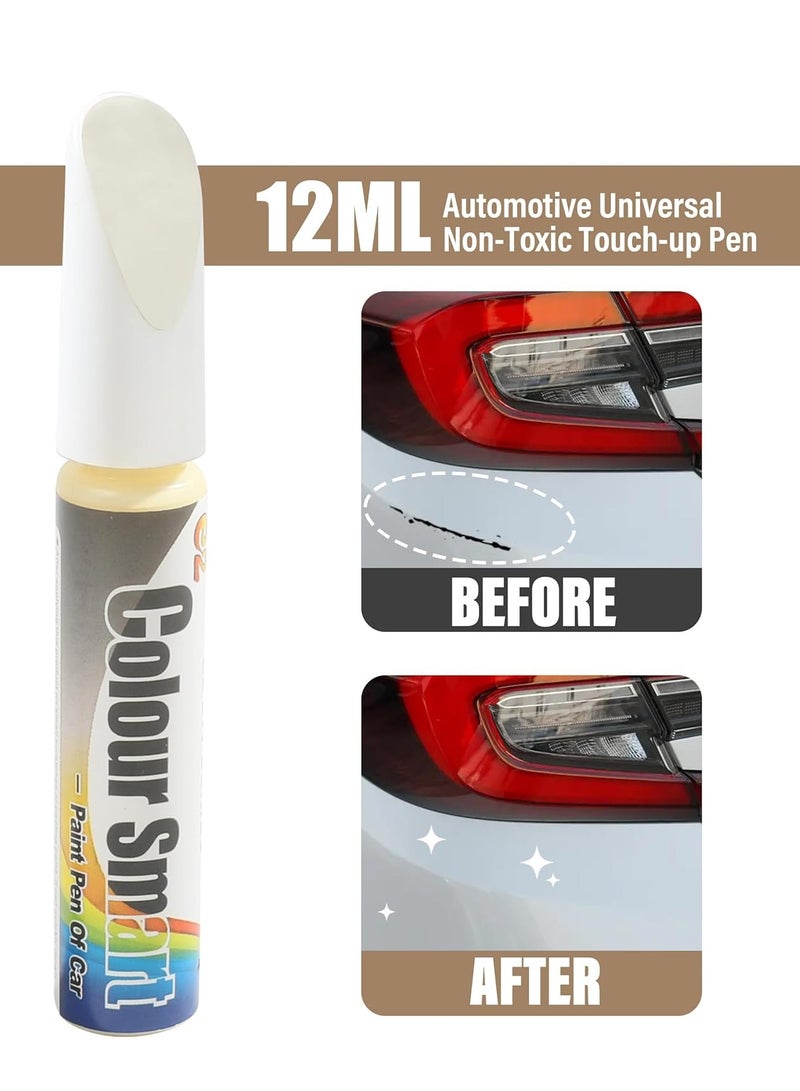 AirYoung مزيل خدوش السيارة، إصلاح خدوش السيارة، ملحقات السيارة، مزيل الخدوش العميقة للسيارة، مزيل الخدوش للمركبات، طلاء تلميع عالمي للسيارة للخدوش العميقة (أبيض) - Image 5