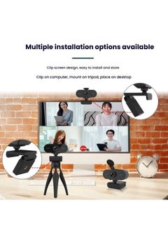 General PC computer camera USB with microphone driver-free live online class 2K ultra-high-definition lens autofocus  - Image 3