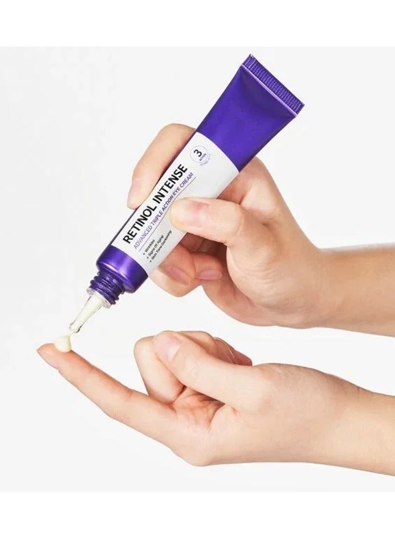 DubaiGallery Retinol Intense Advanced Triple Action Eye Cream, 30 ml (Pack of 1), violet - Image 2