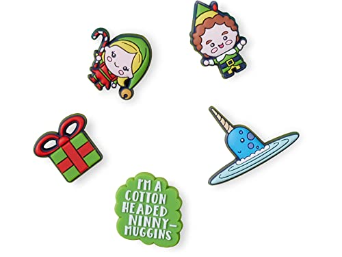 Crocs Jibbitz Holiday Packs Shoe Charms - Synthetic Material - Easy to Attach - Perfect for Holidays Elf 5-Pack One Size One Size - Image 2