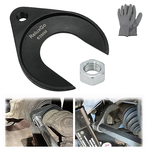 ReluxGo Inner CV Axle Puller Removal Tool 63mm with Nut Front Wheel Drive Axle Pulley Attachment Fits Slide Hammers with 5818 Threads CV Joint Axle Removing Tool - Image 1