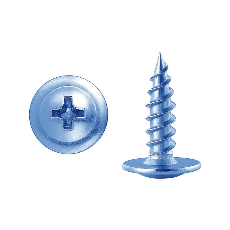 Wensilon Store (300 pcs) #10×3/4" Phillips Truss Head Wood Screws Galvanized Iron Quick Metal Self Tapping… - Image 2