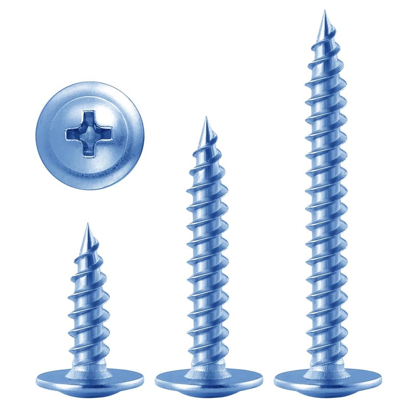 Wensilon Store (300 pcs) #10×3/4" Phillips Truss Head Wood Screws Galvanized Iron Quick Metal Self Tapping… - Image 4