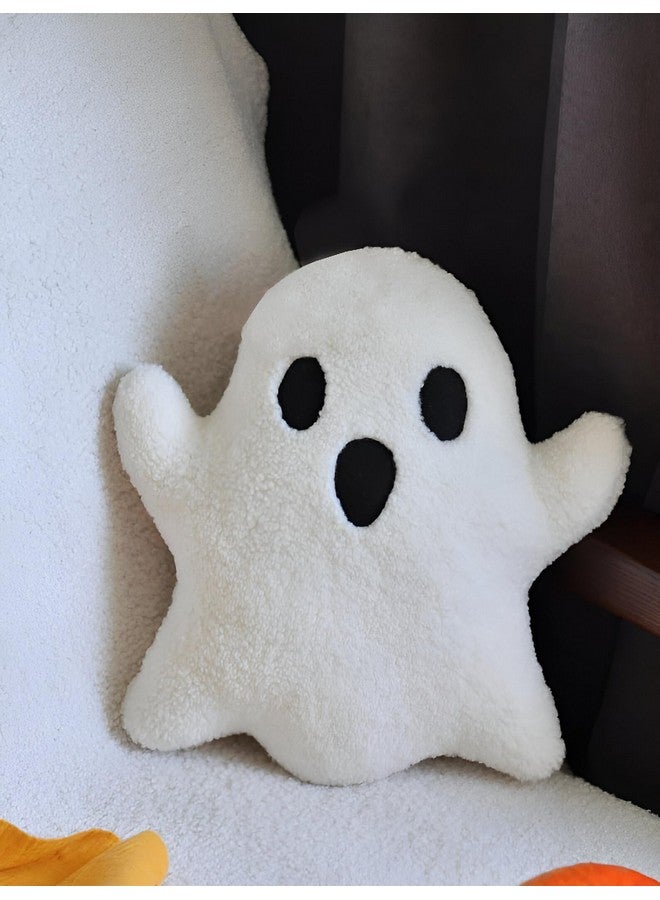 Tickles Tickles Halloween Special Ghost Soft Stuffed Plush Pillow Toy for Kids Boys & Girls (Size: 25 cm Color: White)  - Image 1