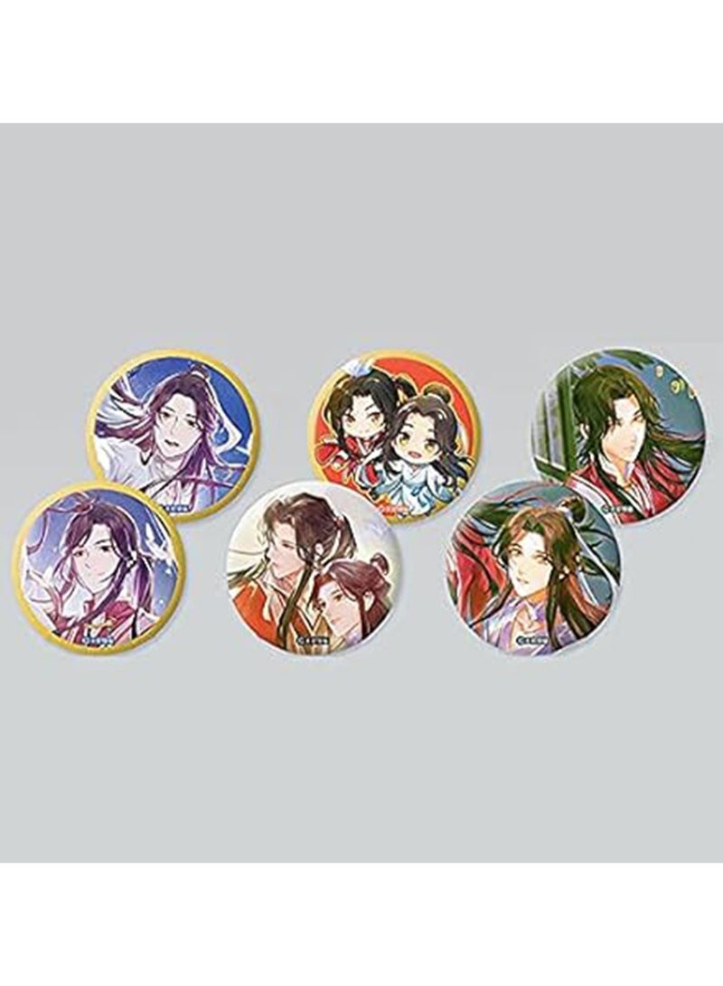 Tianguan Cifu gift Box Water Cup Badge Postcard Sticker Bracelet Black Card Gift Box Set - Image 3