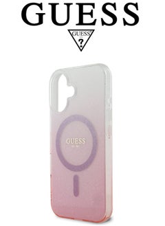 iPhone 16 Case, phone case supports magsafe and wireless charging, iphone case with elegant gradient Pink design with original logo and design approved by the global brand GUESS - pzsku/Z31941D1F0986A37562E0Z/45/_/1739952799/1bd201e3-c585-45ca-9178-df7fc9f8aa7c