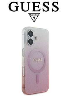 iPhone 16 Case, phone case supports magsafe and wireless charging, iphone case with elegant gradient Pink design with original logo and design approved by the global brand GUESS - pzsku/Z31941D1F0986A37562E0Z/45/_/1739952809/15eeb613-e6c8-4674-9185-34826ea59664