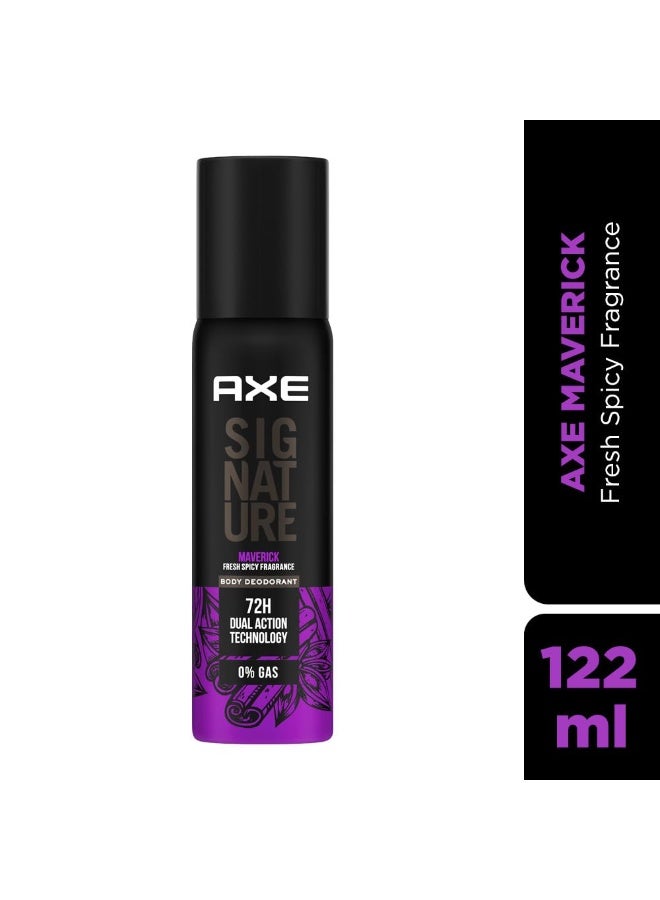 Axe Maverick Fresh Spicy Fragrance Body Deodorant 72H Dual Action Technology 122ml - Image 2