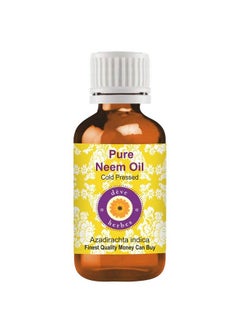 Deve Herbes Pure Neem Oil (Azadirachta Indica) Natural Therapeutic Grade Cold Pressed 50Ml  - Image 1
