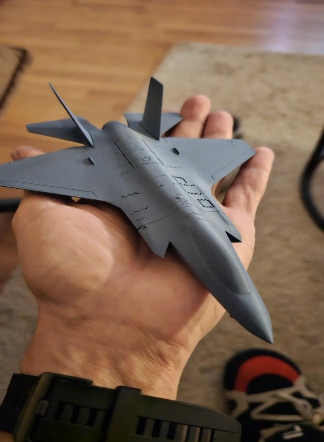3D CRAFT Military Fighter Jet Model, Die-Cast Plastic Aircraft Replica,Multicolor,Figure Toy - Image 5