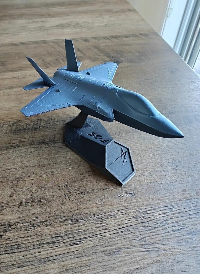 3D CRAFT Military Fighter Jet Model, Die-Cast Plastic Aircraft Replica,Multicolor,Figure Toy - Image 2