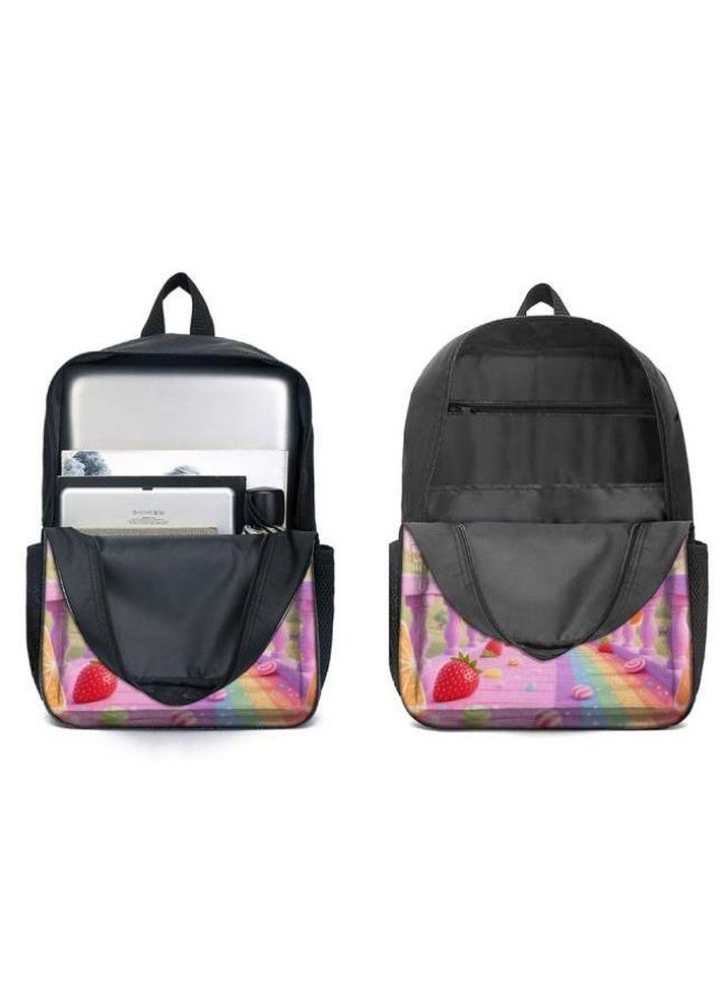 Bright Li Fire Shoulder + handbag + stationery bag | Cartoon bag three-piece set, easy to cope with various occasions (students, children, friends outing, mountain climbing, going to school, etc.) | Back to school season/festival gifts - 27 - Image 5