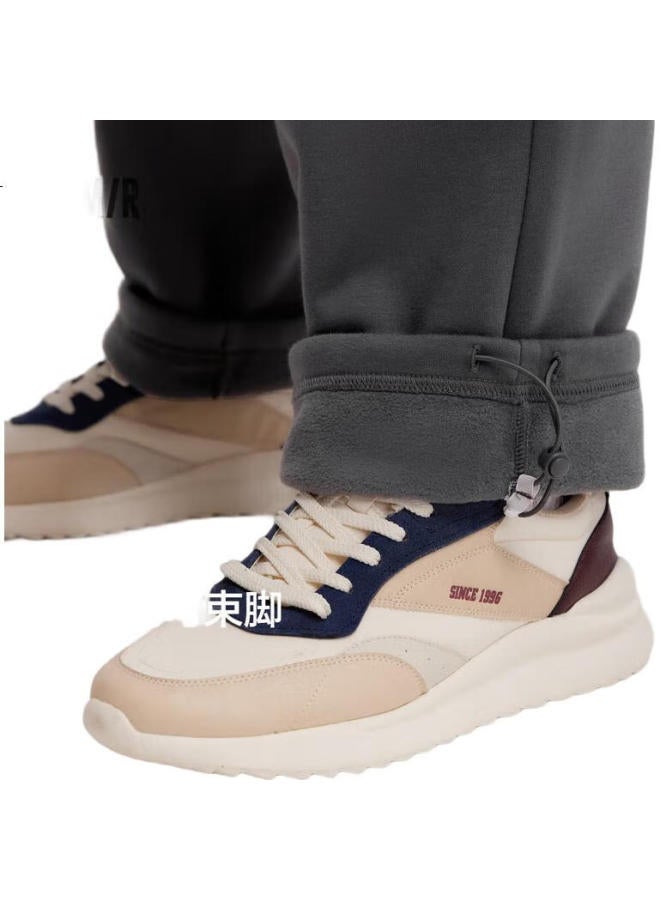 SEMIR Casual Pants For Men, Fleece-Lined, Winter Warmth, Antibacterial, Solid Color, Loose Straight-Leg Trousers, Elastic Waist, 109724127201 - Image 1