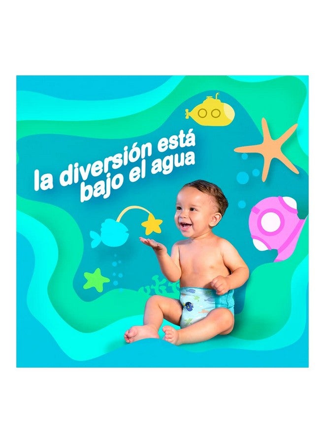 هجيز حفاضات سباحة هجيز ليتل سويمرز للاستخدام مرة واحدة، مقاس متوسط (24-34 رطل)، 11 قطعة - Image 4