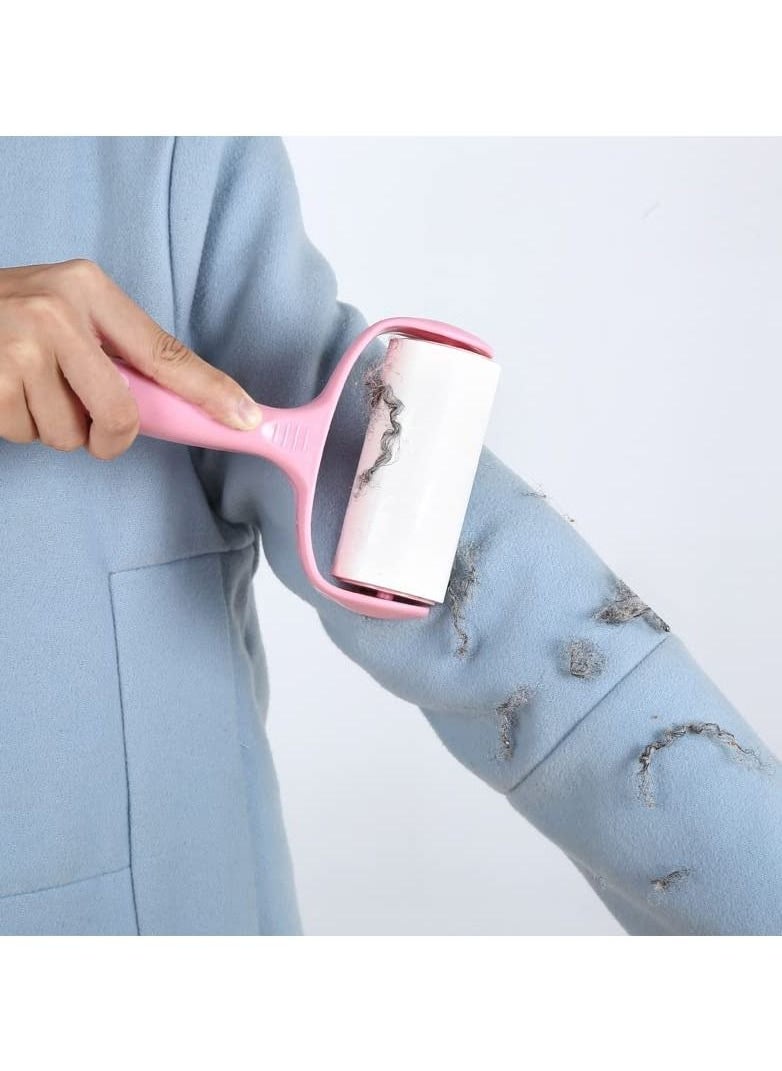 BELLSBERRY Lint Roller, lint remover for clothes, [1 handle + 9 rolls of paper] Super Sticky Pet Hair Remover Kit  - Image 5