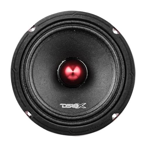 DS18 PRO-X6BM Loudspeaker - 6.5", Midrange, Red Aluminum Bullet, 500W Max, 250W RMS, 8 Ohms - Premium Quality Audio Door Speakers for Car or Truck Stereo Sound System (1 Speaker) - Image 5