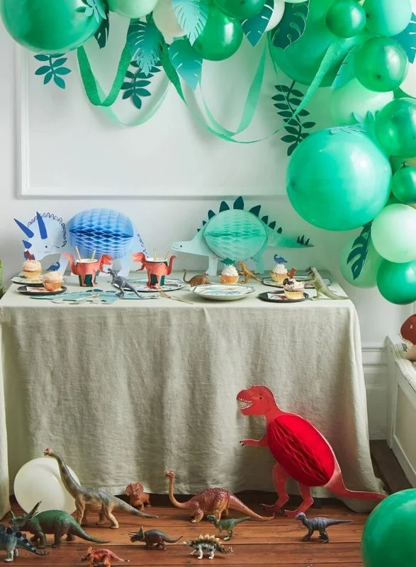 Meri Meri Honeycomb Dinosaur Decorations