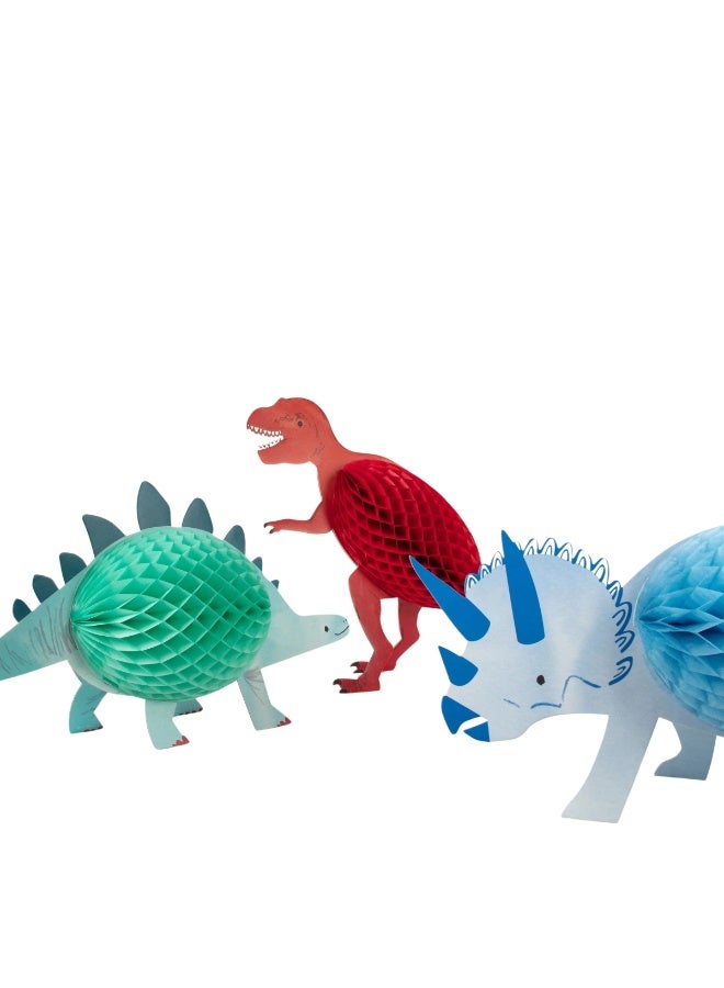 ميري ميري زينة ديناصور ميري ميري على شكل قرص العسل - Image 1