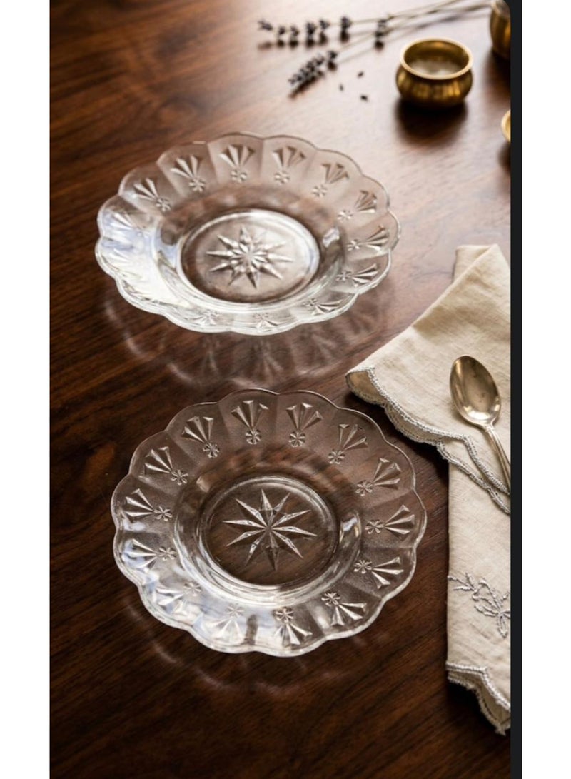 6 طبق تقديم كيك وفواكه دائري الشكل (17 سم) - Image 2