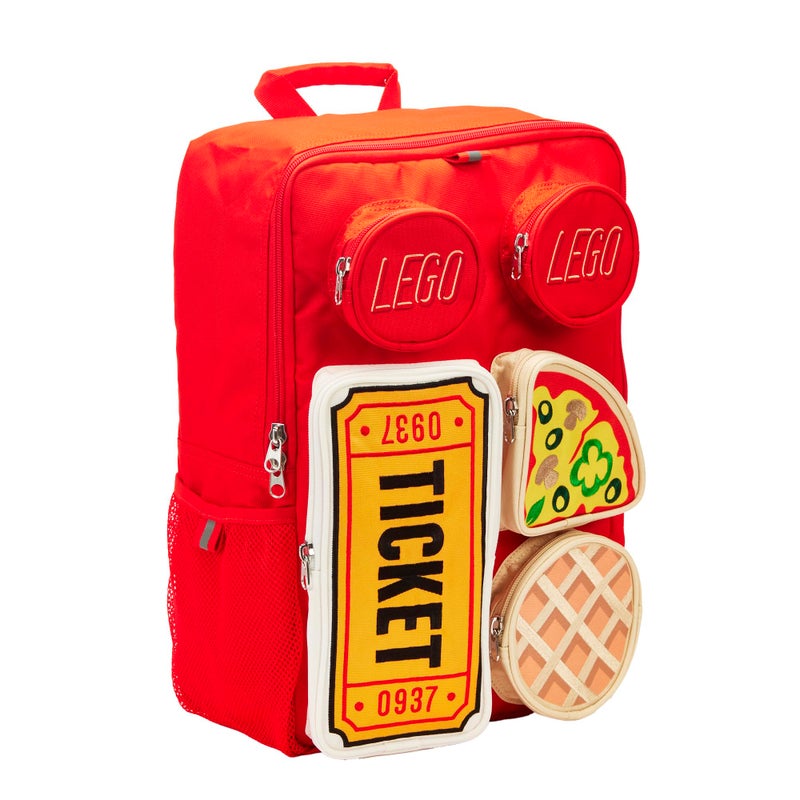 Lego Brick Tile Backpack - Red - Image 1