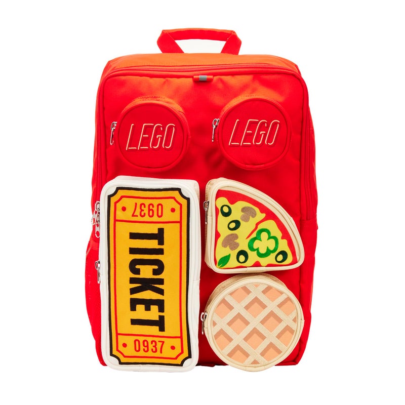 Lego Brick Tile Backpack - Red - Image 2