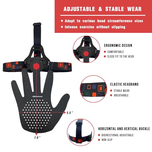 bibahala Headgear Blocking Guards Basketball Defensive Mask 2nd Generation 3D Eye-Blocking Shooting Dribble Mask Guard Shooter Jump Shot Basketball Associates Training Equipment (Dribbling Style) - Image 4
