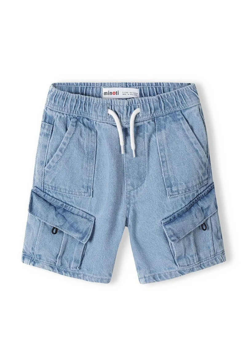MINOTI Teen Boys Denim Combat Short