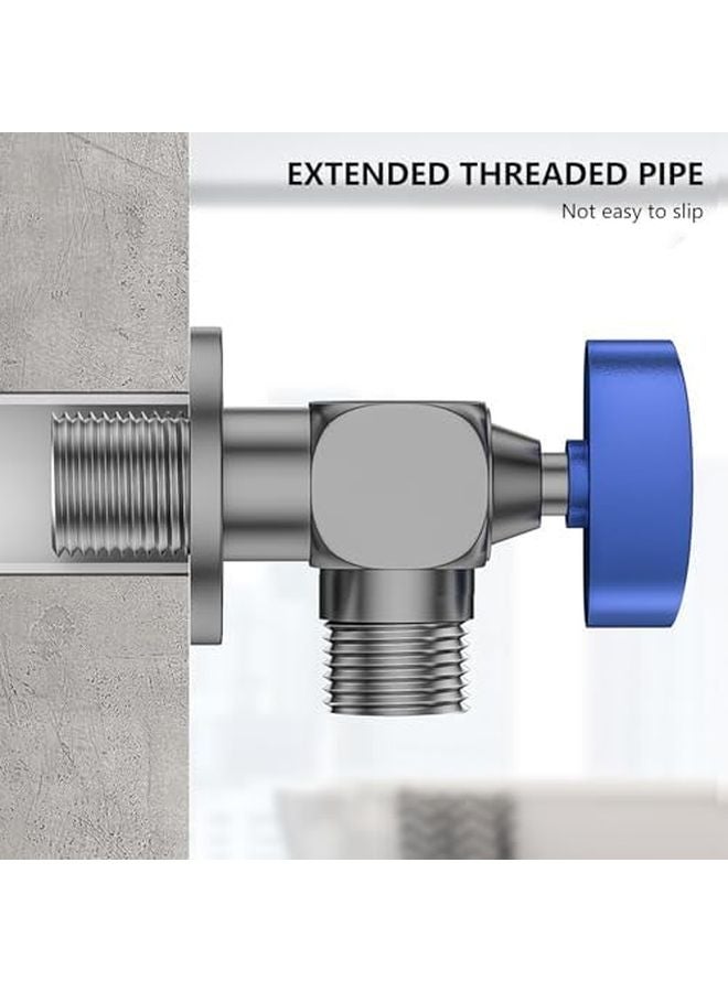 Blue Easy Install Tankless Water Heater Service Valves With Pressure Relief Valve - Image 4