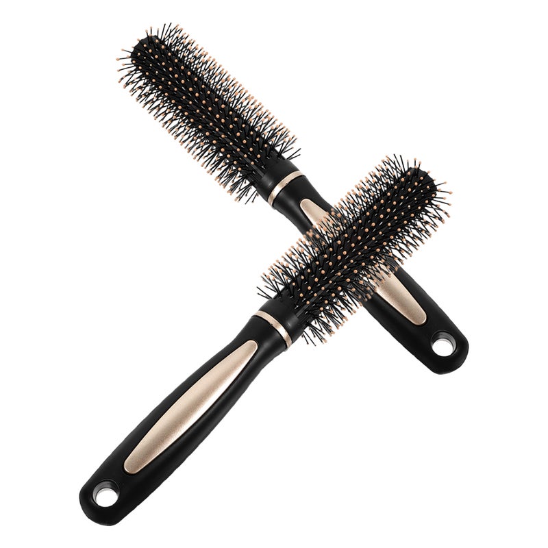 2pcs Anti Static Hair Brush for Men and Women Massage Brush Blow Dry Detangle Hairbrush Comb for All Wet or Dry Hair Types Styling Accessory Color Random - Image 1
