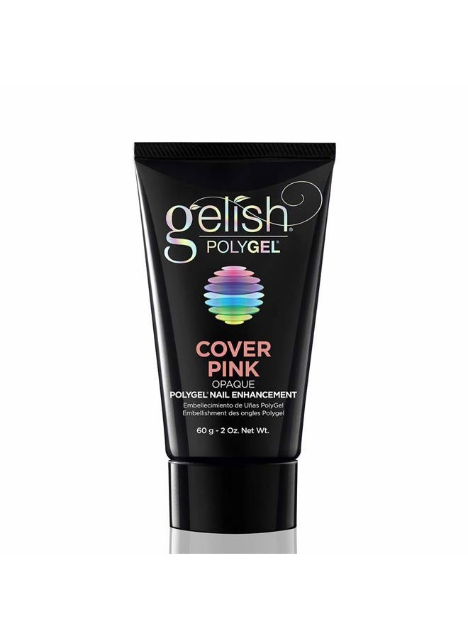 Gelish PolyGel Brand - Hybrid Nail Enhancement, Nail Tips For Acrylic Nails, Lighter, Stronger, Odor-Free, No Monomer, Fast Application, Perfect for Sculpting Nails - Cover Pink, 2 oz - Image 1