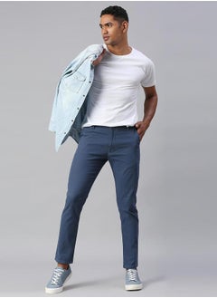 Dennis Lingo Tapered Fit Cotton Chinos Trousers by Styli  - Image 1