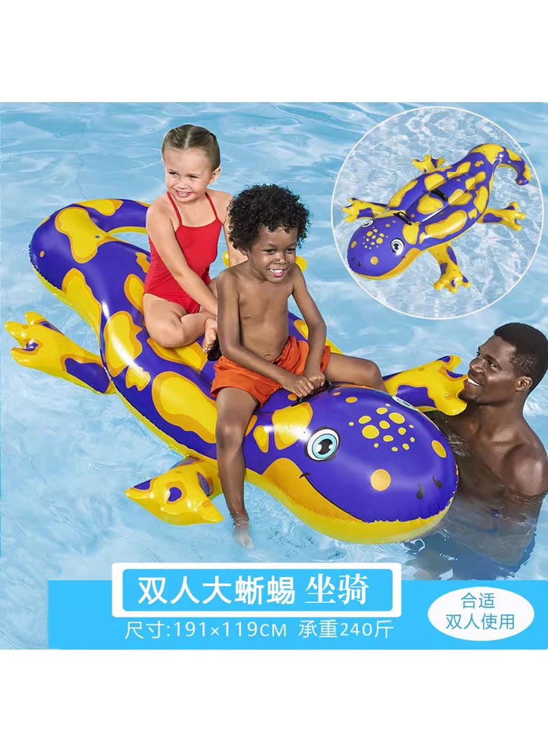 Intensified Inflatable Fruit Floatation Bed Adult Swimming Casual Heart Air Cushion Thickened Floating Mattress For Water Sports 41502 double lizard mount (191*119cm) 1.45kg - pzsku/Z3194C67854621DD4BA85Z/45/_/1741690869/b9c97310-e3ce-4da5-a01c-73d1fc43c24f