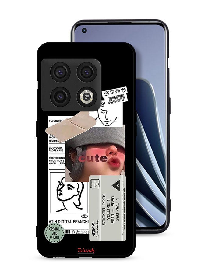 Tolwak OnePlus 10 Pro 5G Protective Case Cover Cute Sticker - Image 1