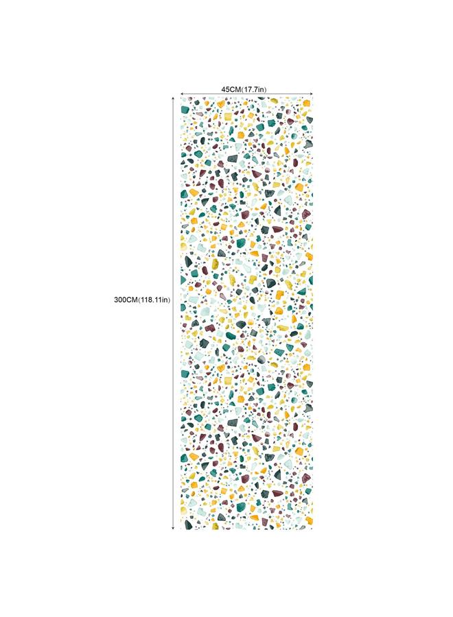 Bluejw Watercolor Flower Terrazzo Cross Border Hot Selling Self-adhesive Wallpaper Transformation Removable Wall Sticker RW041-053 - Image 1
