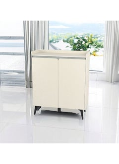 watheer Multipurpose 2-door shoe cabinet, white, 80 x 32 x 95 cm  - Image 2