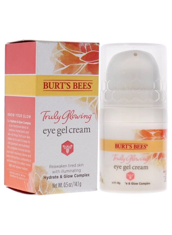Burt's Bees Burts Bees Truly Glowing Eye Gel Cream Unisex 05 Oz White - Image 4