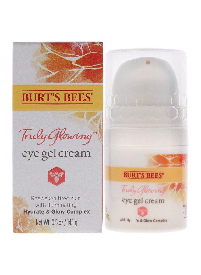 Burt's Bees Burts Bees Truly Glowing Eye Gel Cream Unisex 05 Oz White - Image 2