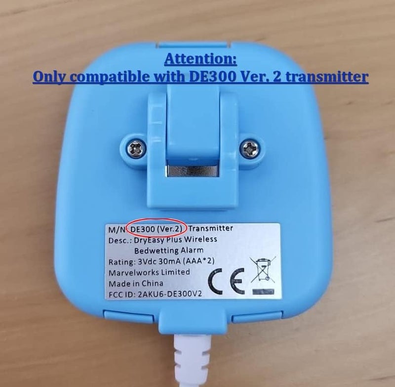 DRYEASY Plus Wireless Bedwetting Alarm (Receiver only) - Only Compatible with DE300 Ver. 2 Transmitter - Image 2