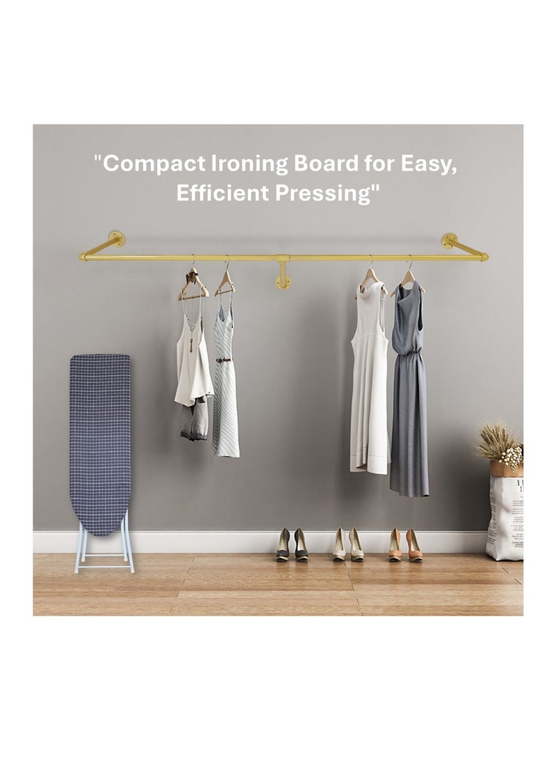 Clean and Care Ironing Board Size A 110cm x 30cm Strong Board 4 Adjustable Heights Iron Durable Stand High Quality Cushion Foldable Space saving Black Checked - pzsku/Z3195A4460A202E13D7C6Z/45/_/1731499206/d4d3c2b0-6a22-447b-9e9c-62b55f2cad97