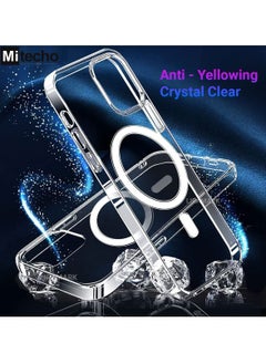 Mi techo Mi Techo Clear Case  TPU Back Cover With Magnetic Safe Charging Designed For iPhone 15 Pro Max  - Image 4