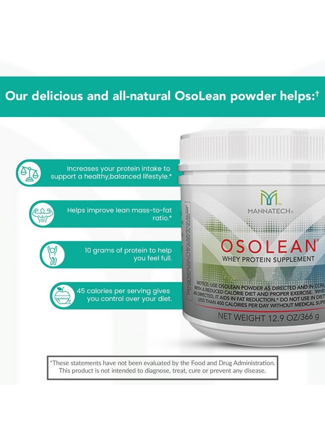 Mannatech Protein Powder, OsoLean (Canister) 12.9 oz - Image 4