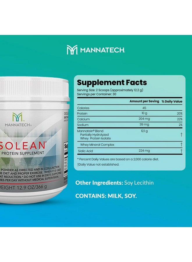 Mannatech Protein Powder, OsoLean (Canister) 12.9 oz - Image 2