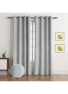 Home Box Sera Fiji 2-Piece Blackout Extra Long Curtain Set 135 x 300 cm  - Image 1