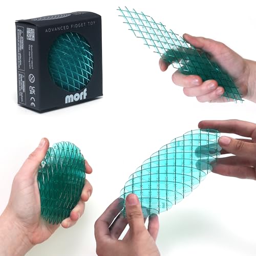 Morf Fidget Worm Toy Flexible 3D Sensory Slug Figgy Toy for Kids Teens and Adults Stretchy Quiet Stress and Anxiety Relief Focus For Play School Work Gifts Great For Classroom and Office - Image 1
