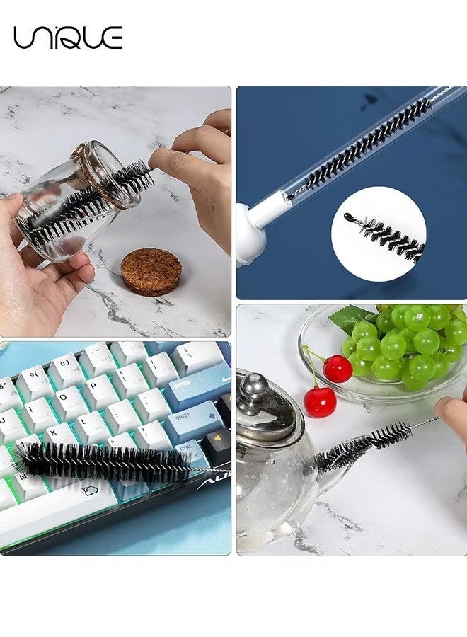 YJ Straw Cleaner Brush Set, 12 Pieces Cleaning Brush and Nylon Tube Brush Brush, Long Cleaning Brush Kit for Water Bottle, Straws on Tumbler, Sippy Cup, Tea Pot Spout - Image 5