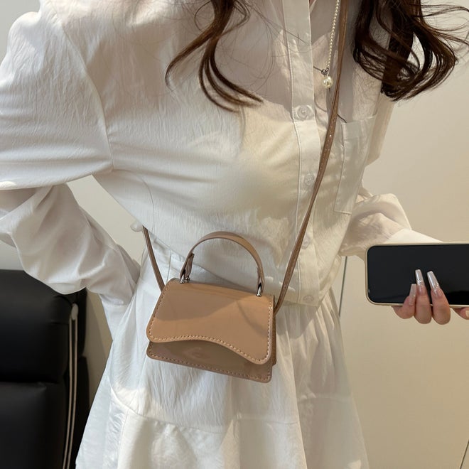 Styli Khaki Crossbody Bag with Adjustable Strap - Image 4